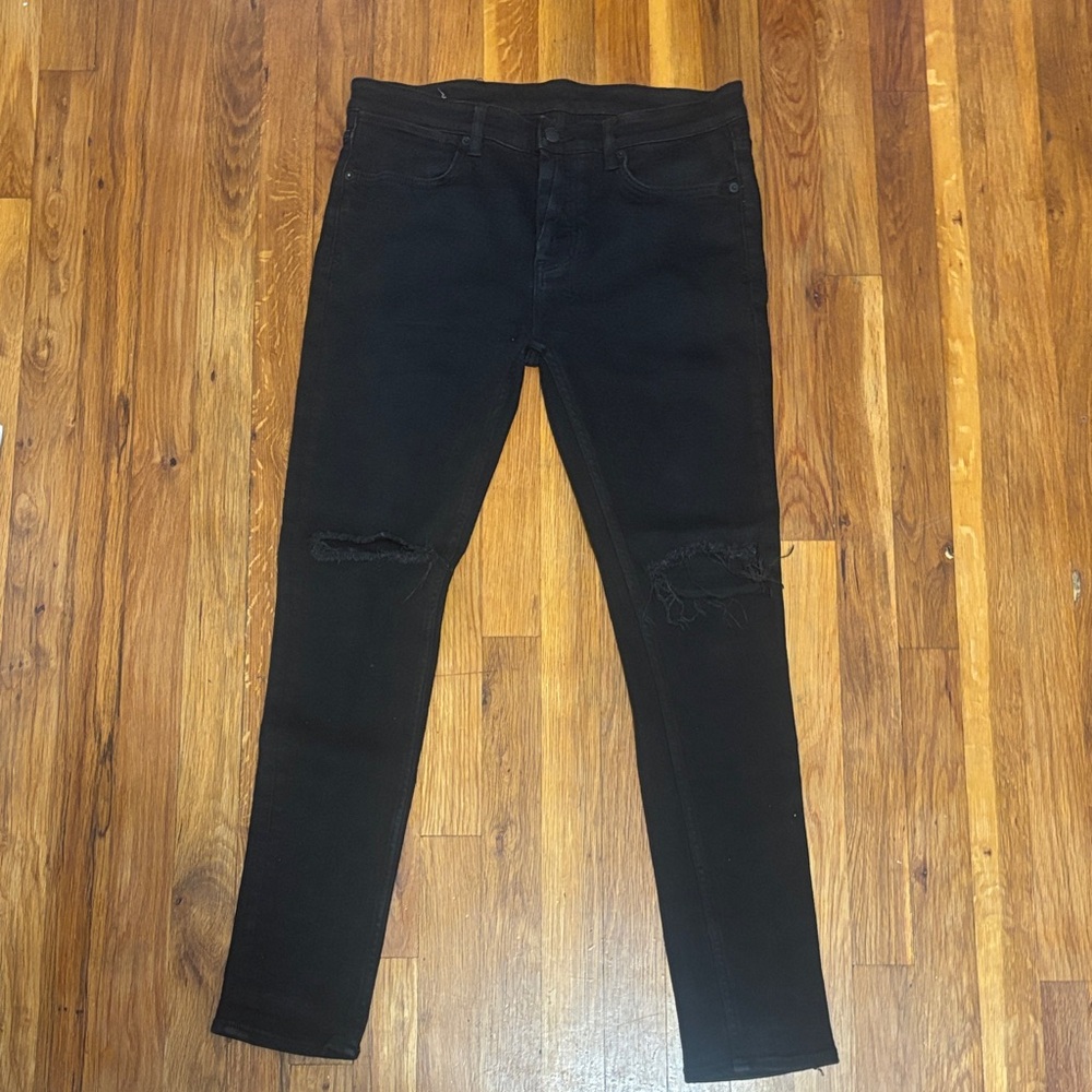 Ksubi Black Ripped Skinny Jeans